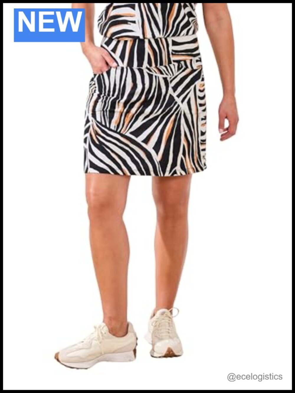 Women's UPF 50+ Stretch Skort with Inner Shorts